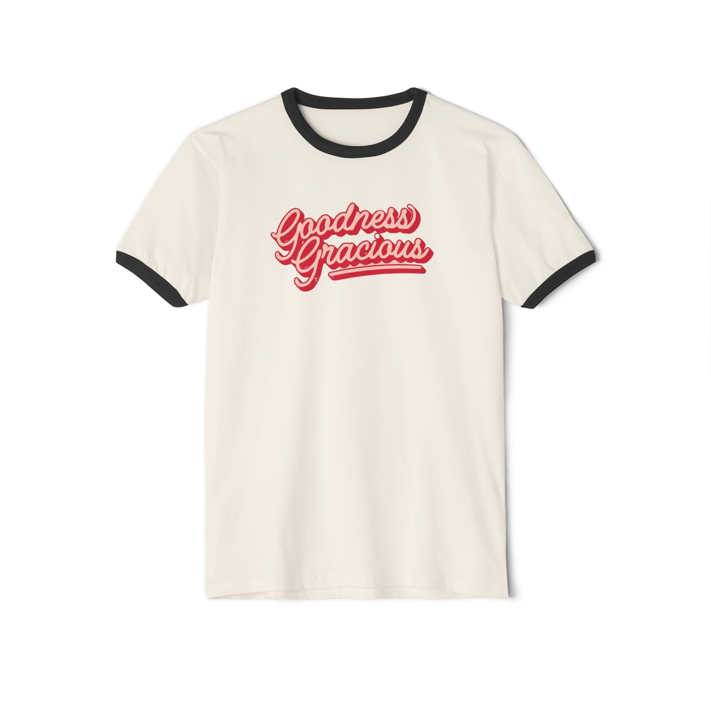 Goodness Gracious Retro Ringer T-Shirt - Unisex | 4 Color Combos