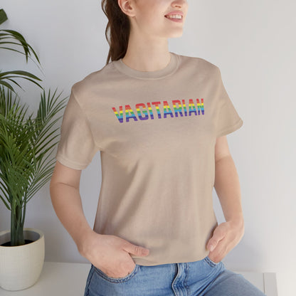 Vagitarian Bella Canvas 3001 Unisex Jersey T-Shirt - Pride LGBT Gay Month Edition in 8 Colors