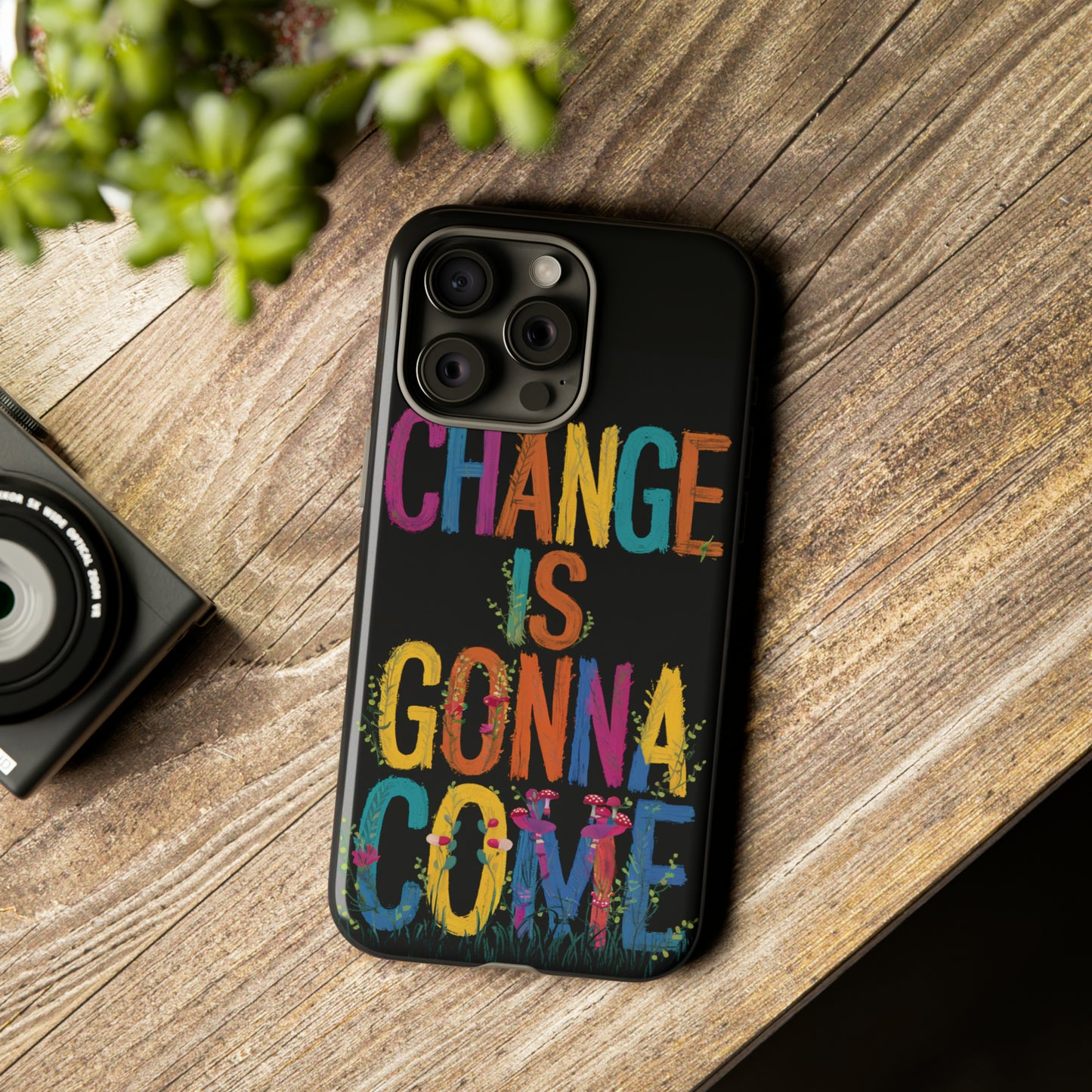 Embrace Change with Vibrant Floral Cell Phone Cases for iPhone, Samsung Galaxy, and Google Pixel Devices