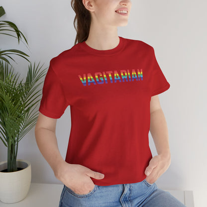 Vagitarian Bella Canvas 3001 Unisex Jersey T-Shirt - Pride LGBT Gay Month Edition in 8 Colors