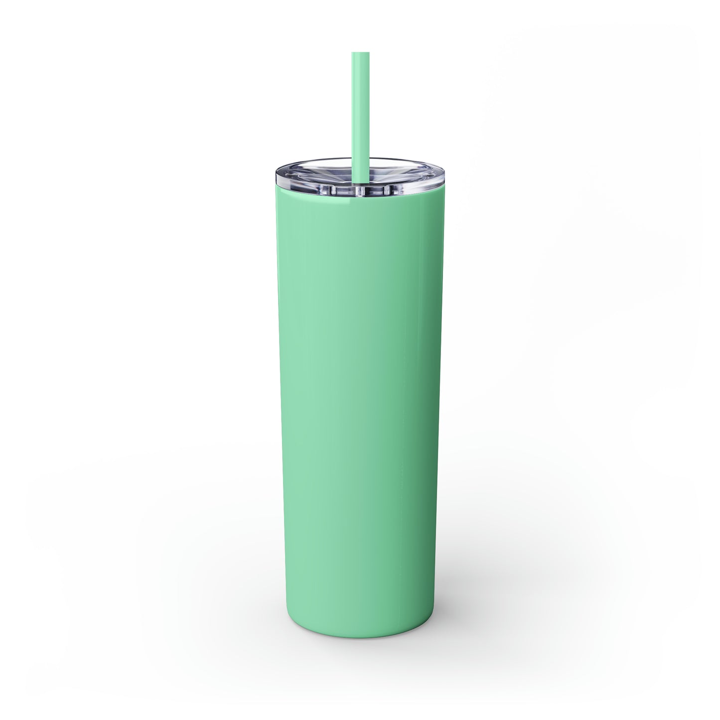 Glitter Skinny Tumbler with Matching Straw, Stay Hydrated Lover 20oz