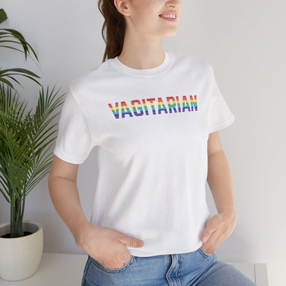 Vagitarian Bella Canvas 3001 Unisex Jersey T-Shirt - Pride LGBT Gay Month Edition in 8 Colors