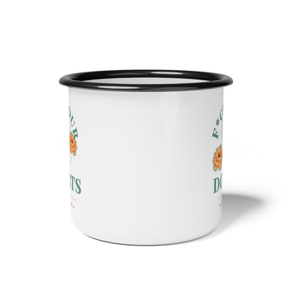 Let That Shit Go Design WhiteEnamel Camp Cup