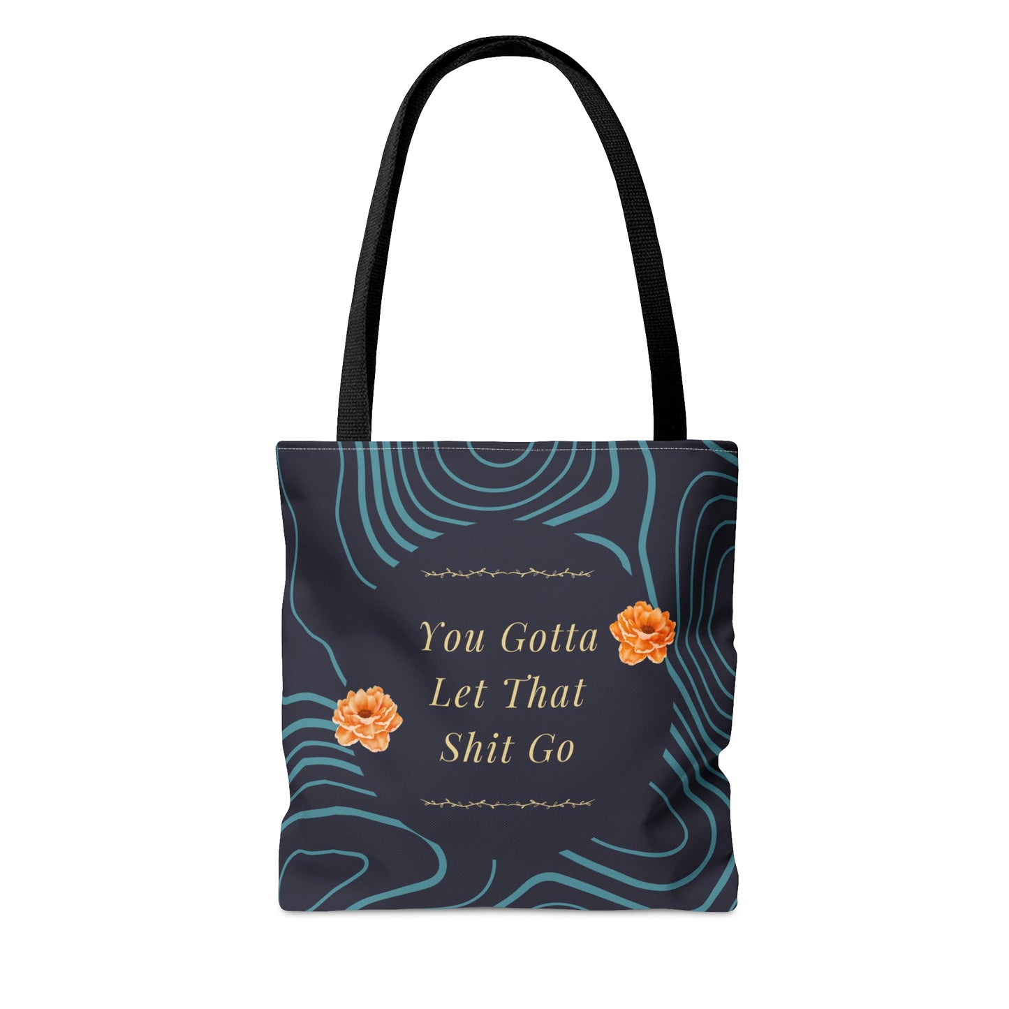 Crafting a respectful alternative with a similar sentiment: "Challenge Your Doubts" Tote Bag