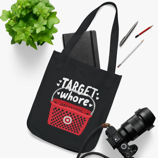 Target Whore Tote Bag, Eco-Friendly Organic Shopping Bag