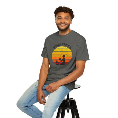 Sunset Shades: Plant Daddy Comfort Colors 1717 Unisex Shirt - Vibrant Cannabis Design