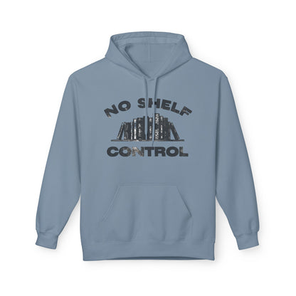 Book Lover Hoodie, No Shelf Control Unisex Sweatshirt