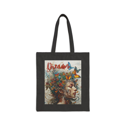 Dreams Create Creativity Cotton Canvas Tote Bag