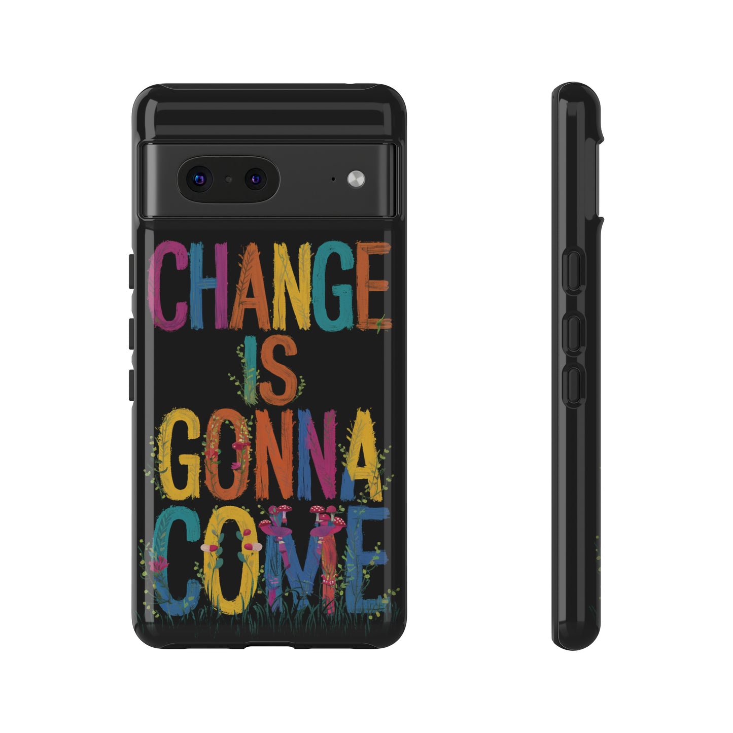 Embrace Change with Vibrant Floral Cell Phone Cases for iPhone, Samsung Galaxy, and Google Pixel Devices