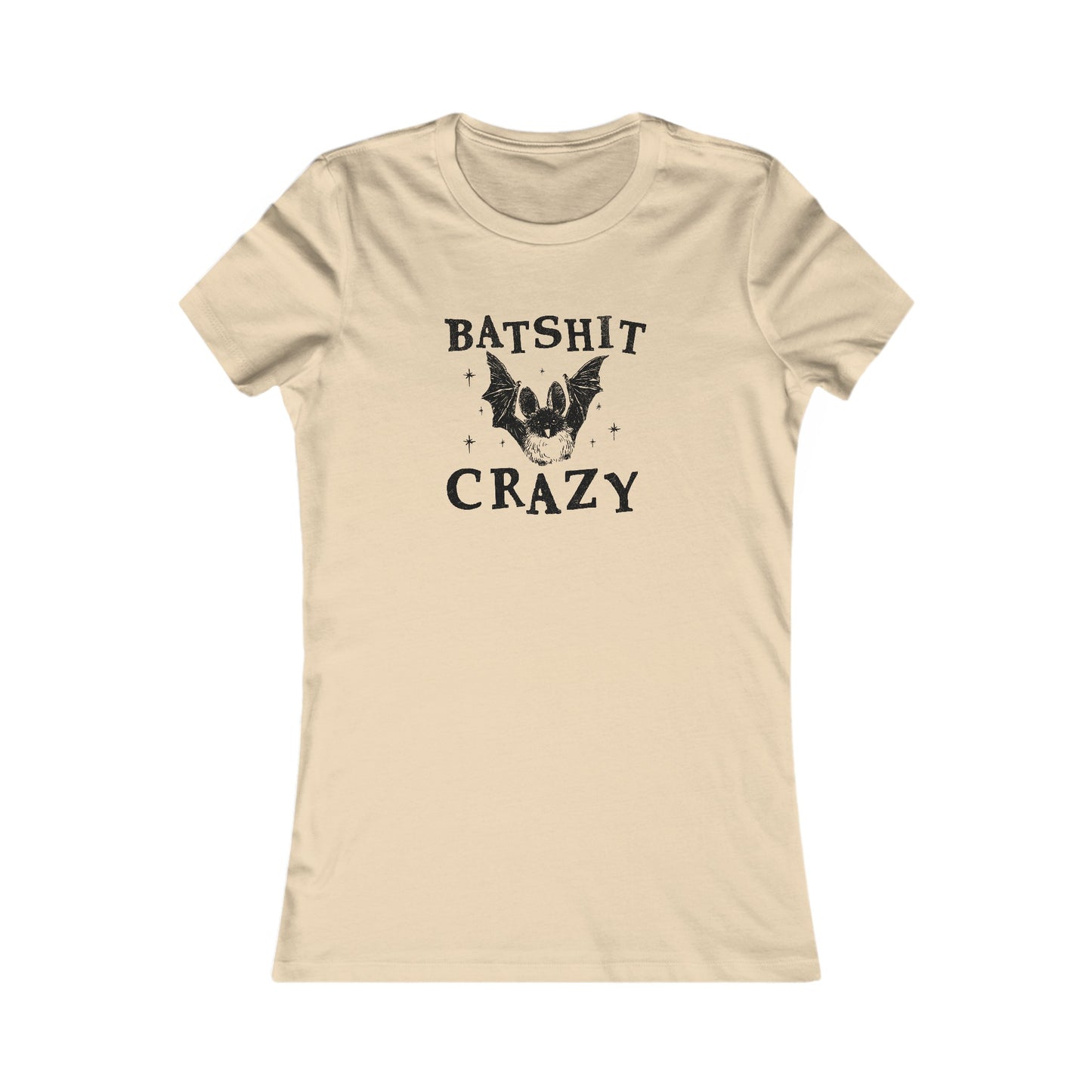 Batshit Crazy Womens Cut Tee Bella Canvas Fall Collection | Funny Halloween Shirt