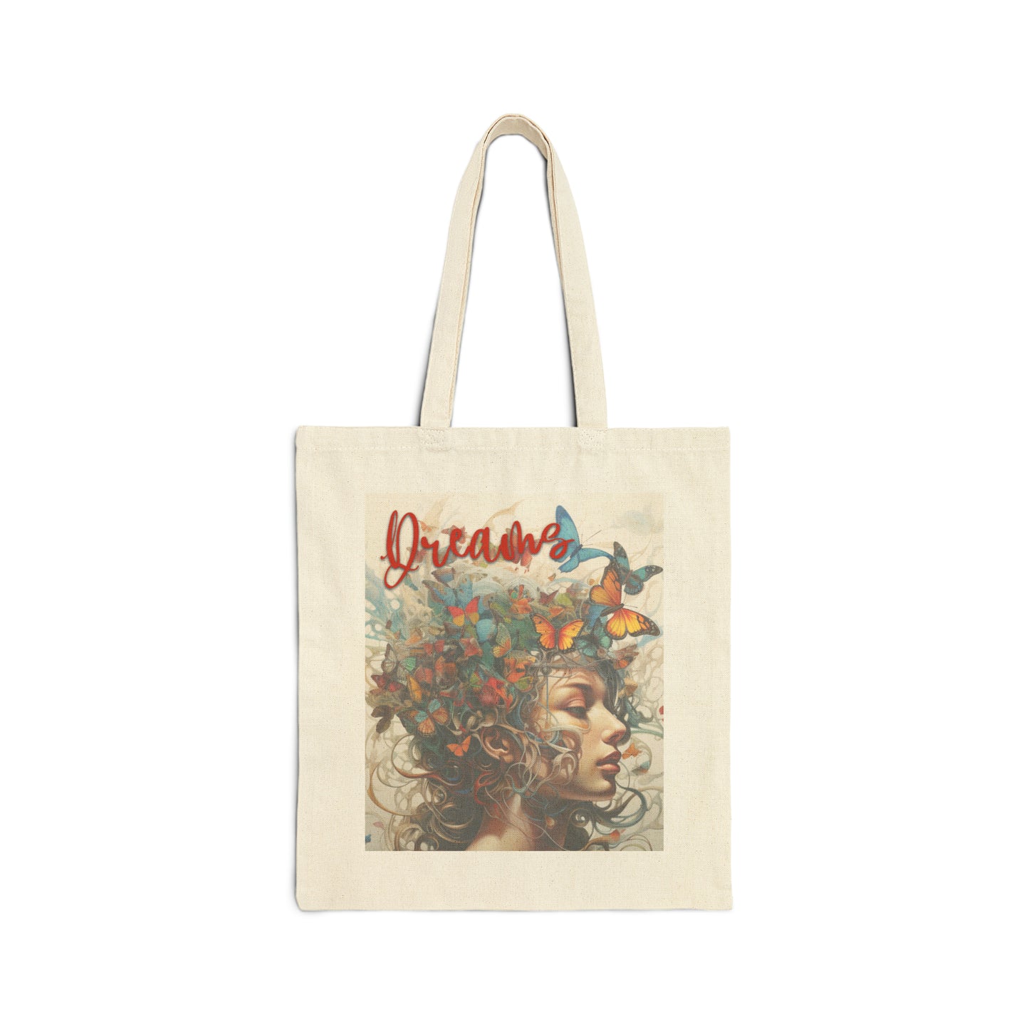 Dreams Create Creativity Cotton Canvas Tote Bag