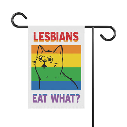 Garden & House Banner Celebrate Pride with Our 'Lesbians Eat What?' Cat Design