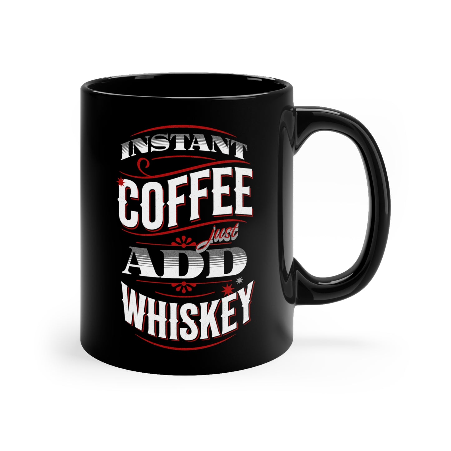 Whiskey-Loving Coffee Enthusiasts11oz Black Mug