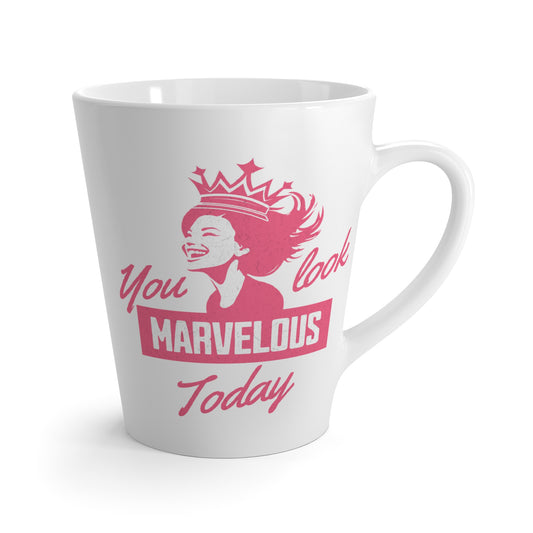 Pink You love Marvelous Today Latte Mug