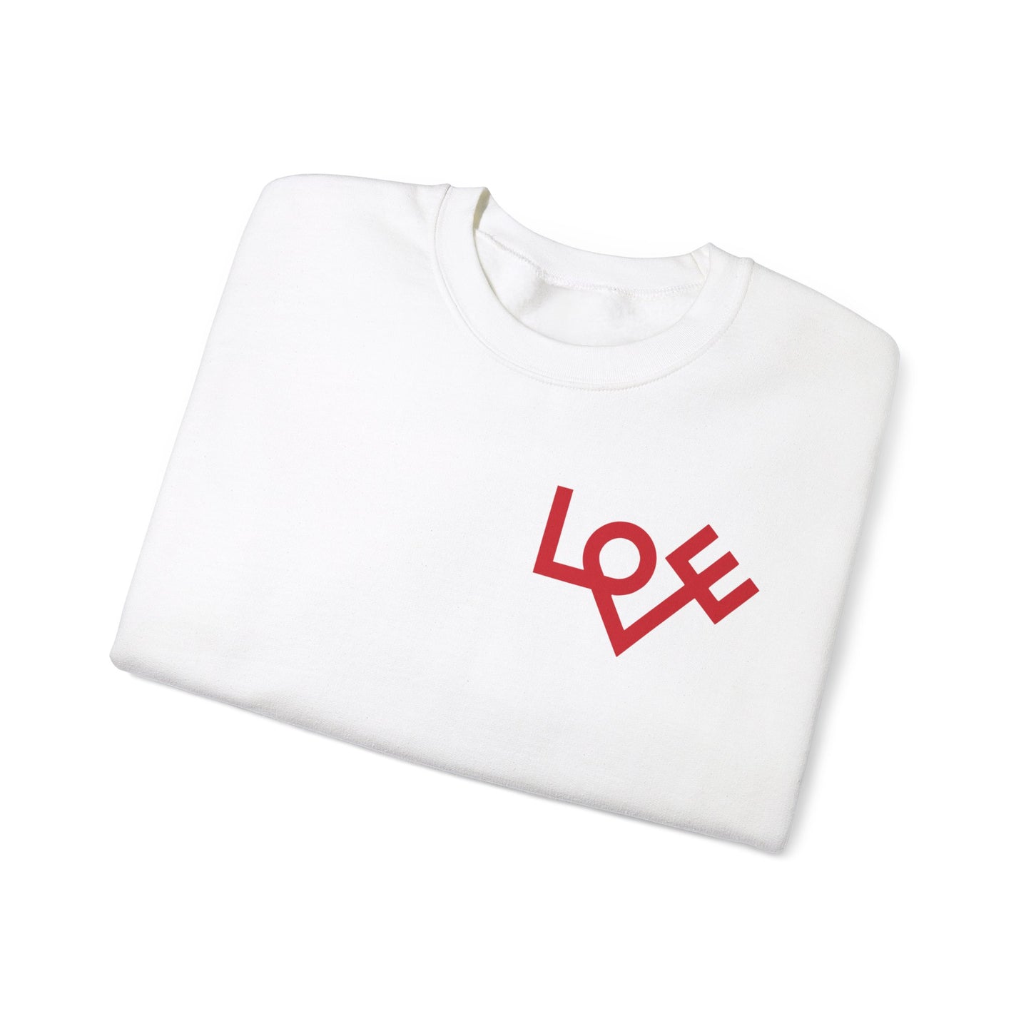 Love Heart Unisex Heavy Blend™ Crewneck Sweatshirt