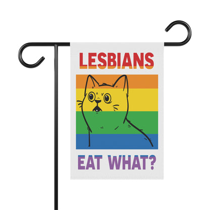 Garden & House Banner Celebrate Pride with Our 'Lesbians Eat What?' Cat Design