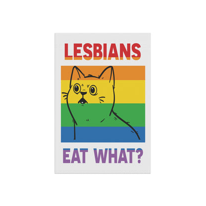 Garden & House Banner Celebrate Pride with Our 'Lesbians Eat What?' Cat Design