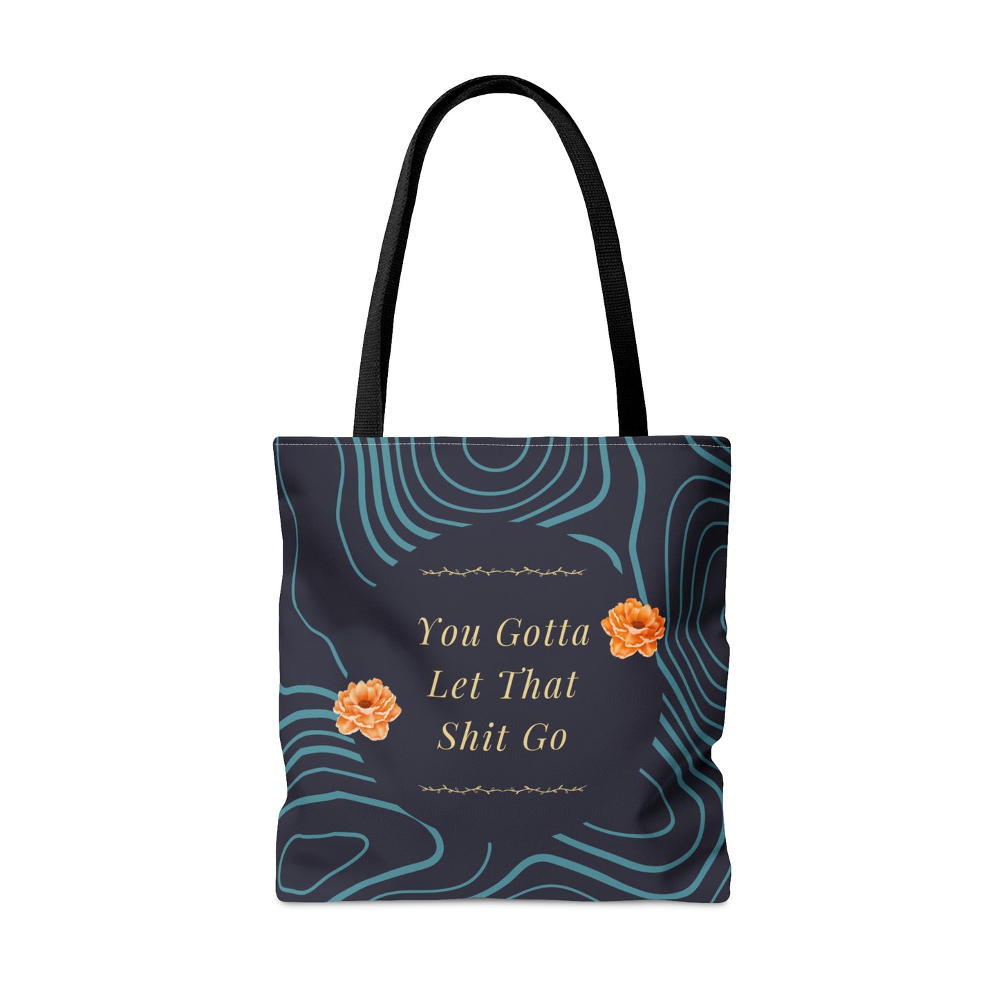 Crafting a respectful alternative with a similar sentiment: "Challenge Your Doubts" Tote Bag