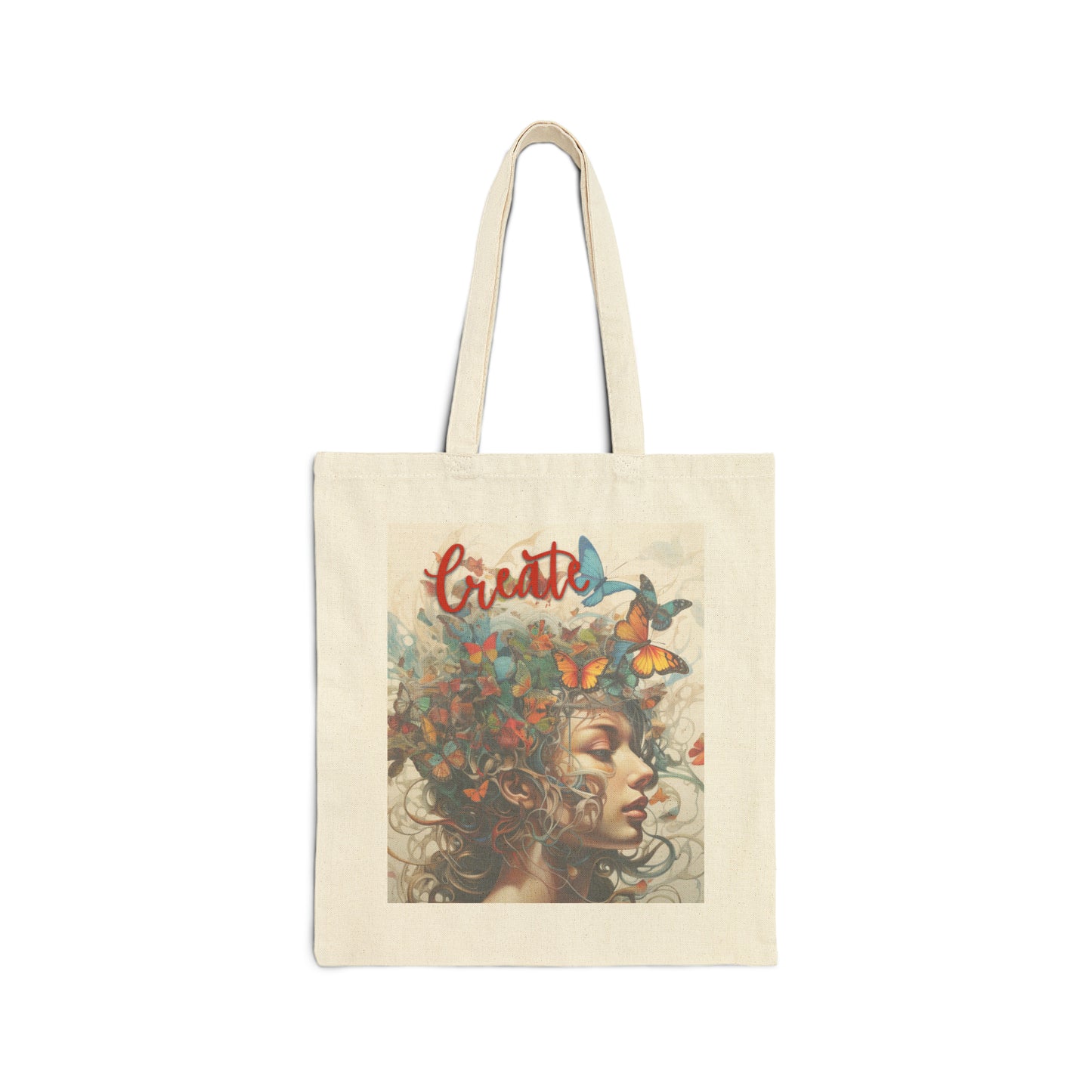 Dreams Create Creativity Cotton Canvas Tote Bag