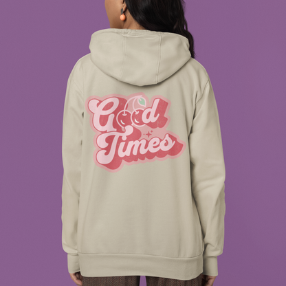 Good Times Gildan Unisex Hoodie - Retro Cherry Design | 7 Colors