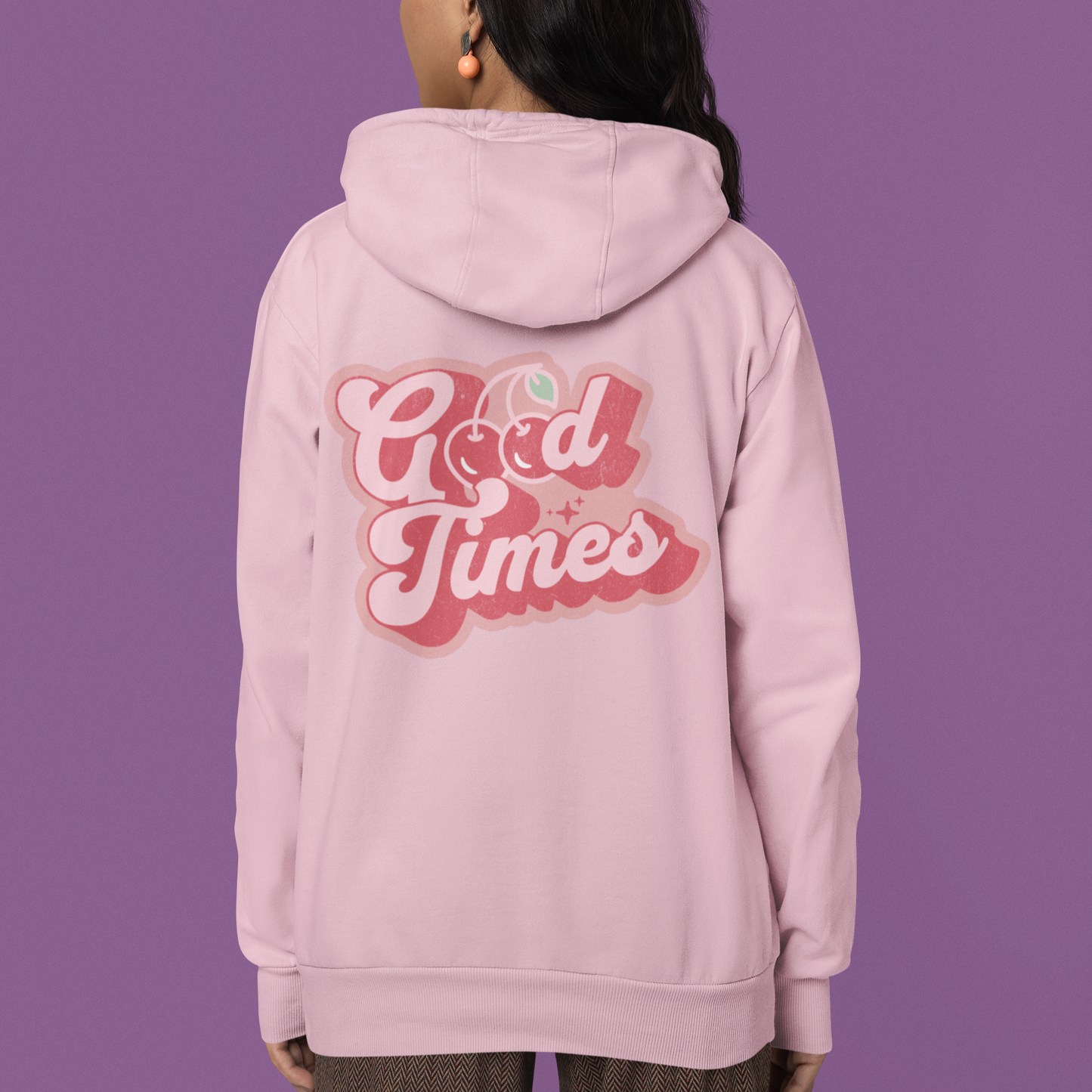 Good Times Gildan Unisex Hoodie - Retro Cherry Design | 7 Colors