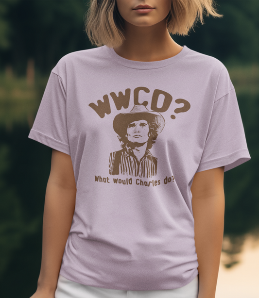 WWCO? What Would Charles Do? Little House on The Prairie Retro Unisex Graphic Tee