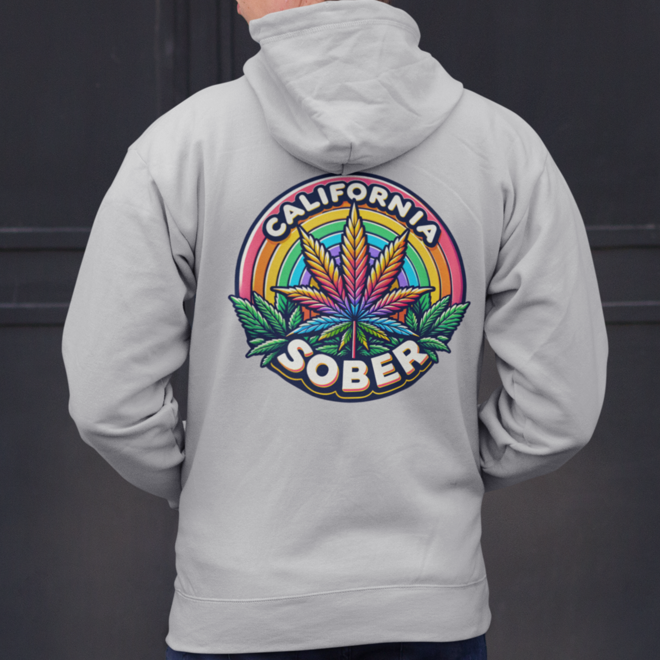 california sober zip hoodie