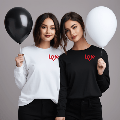 Love Heart Unisex Heavy Blend™ Crewneck Sweatshirt