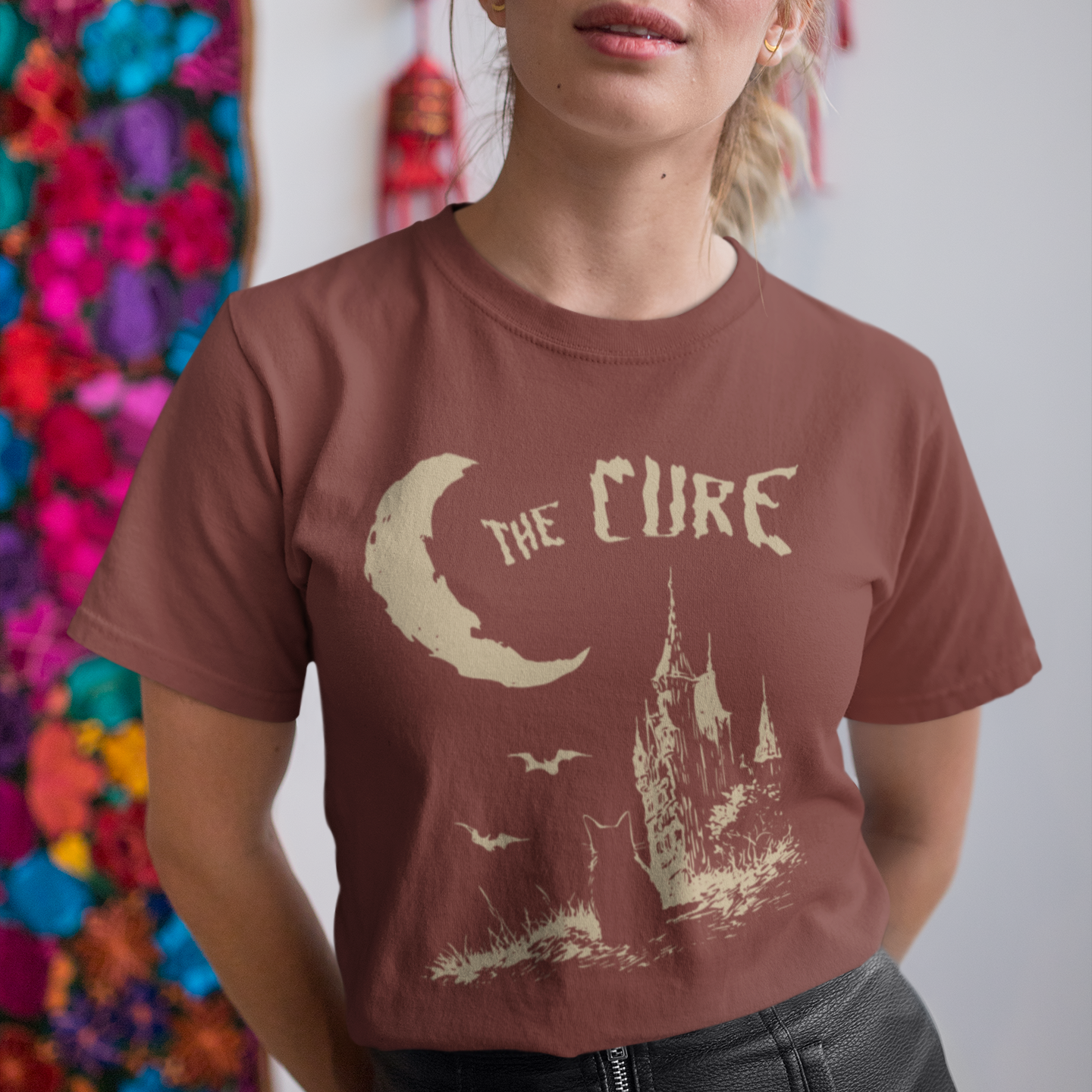 The Cure Gothic Cat T-Shirt Bella Canvas Unisex 3001 Tee | Fall Collection