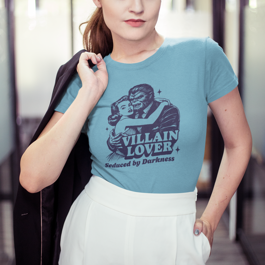 Villain Lover T-Shirt | Seduced by Darkness Womens Cut Tee Bella Canvas 6004