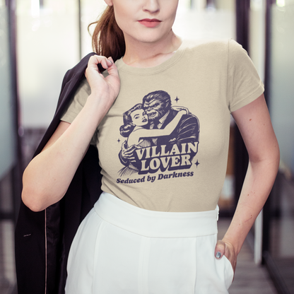 Villain Lover T-Shirt | Seduced by Darkness Womens Cut Tee Bella Canvas 6004