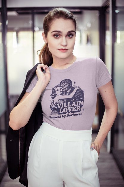 Villain Lover T-Shirt | Seduced by Darkness Womens Cut Tee Bella Canvas 6004