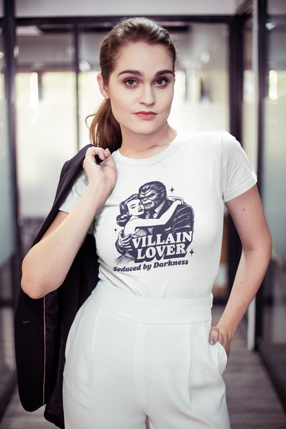 Villain Lover T-Shirt | Seduced by Darkness Womens Cut Tee Bella Canvas 6004