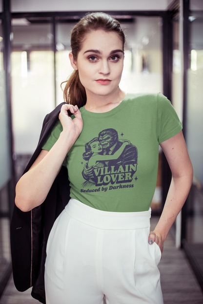 Villain Lover T-Shirt | Seduced by Darkness Womens Cut Tee Bella Canvas 6004