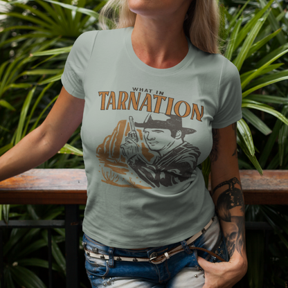 What in the Tarnation? Vintage Cowboy Unisex Jersey Short Sleeve Tee Bella+Canvas - 7 Colors