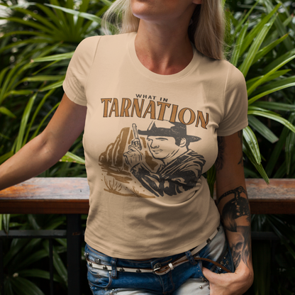 What in the Tarnation? Vintage Cowboy Unisex Jersey Short Sleeve Tee Bella+Canvas - 7 Colors