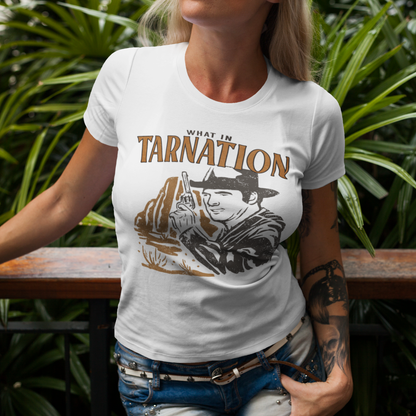 What in the Tarnation? Vintage Cowboy Unisex Jersey Short Sleeve Tee Bella+Canvas - 7 Colors