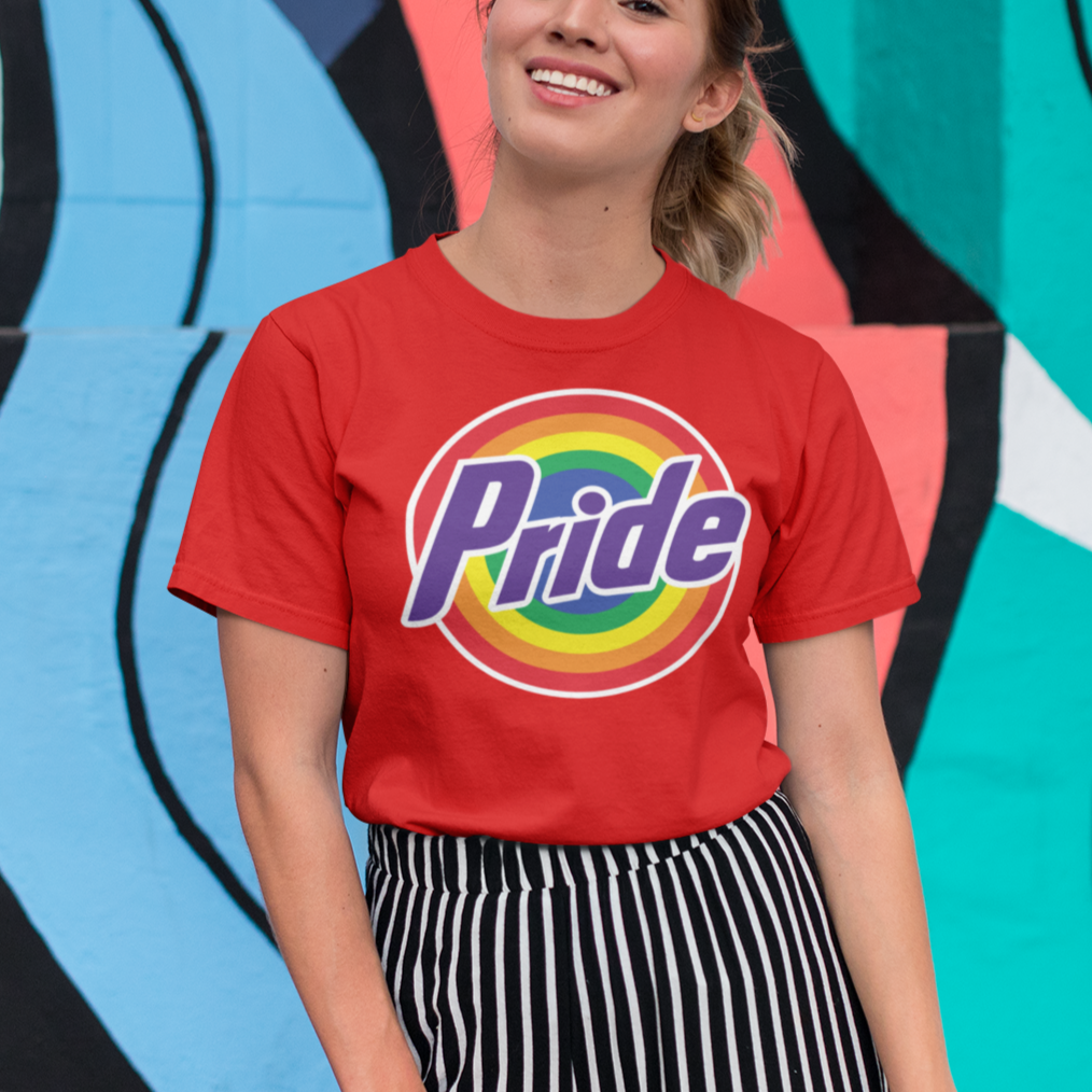 Unisex Bella Canvas 3001 T-Shirt with PRIDE TIDE Logo Design  in 9 Colors Unisex Jersey Short Sleeve Tee